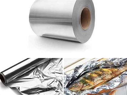 Αλουμινόχαρτο για φαγητό